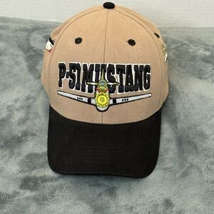 P-51 Mustang Commemorative Air Force Stitched Hat Keep ‘Em Flying God Bless USA